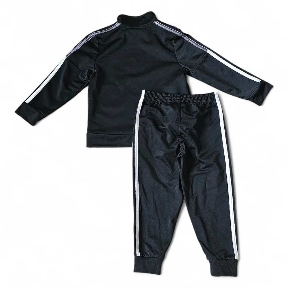 Adidas Kids Black Tracksuit Set Size 3T